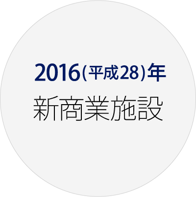 2016(平成28)年 新商業施設